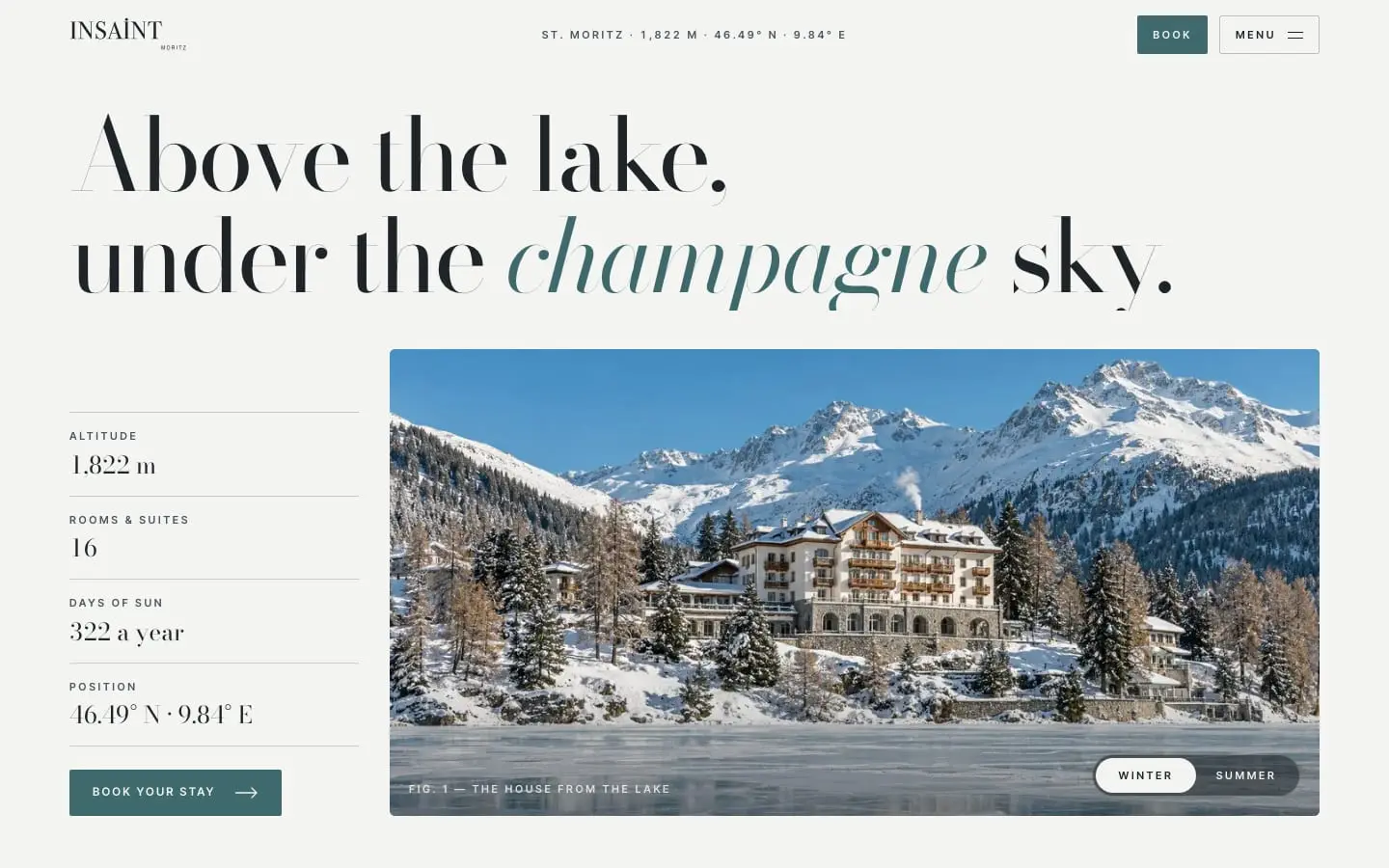 Insaint Moritz homepage