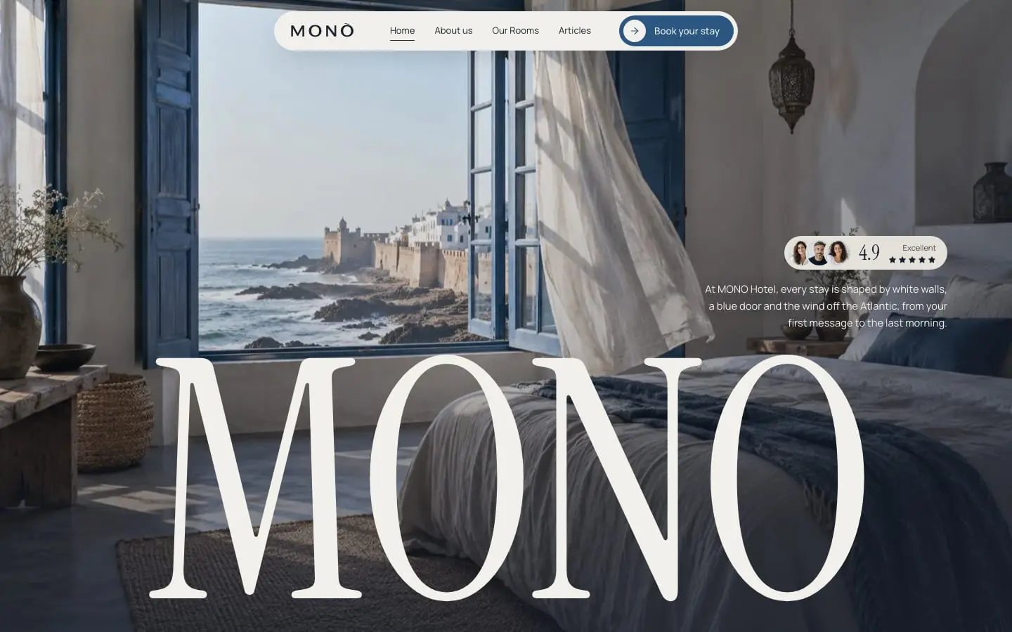 MONO Hotel homepage