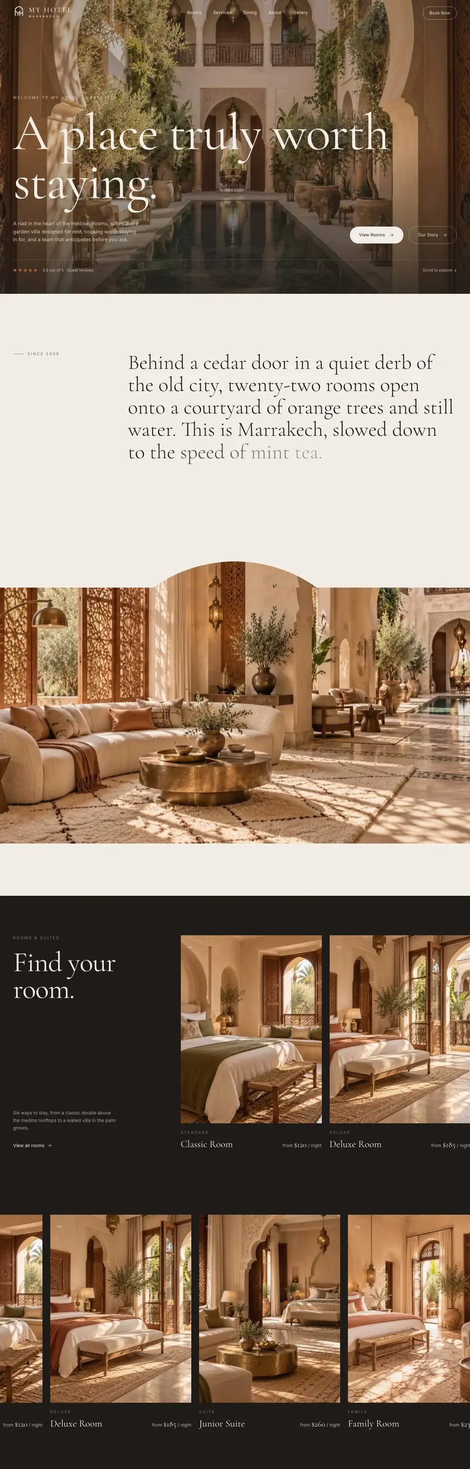 My Hotel website