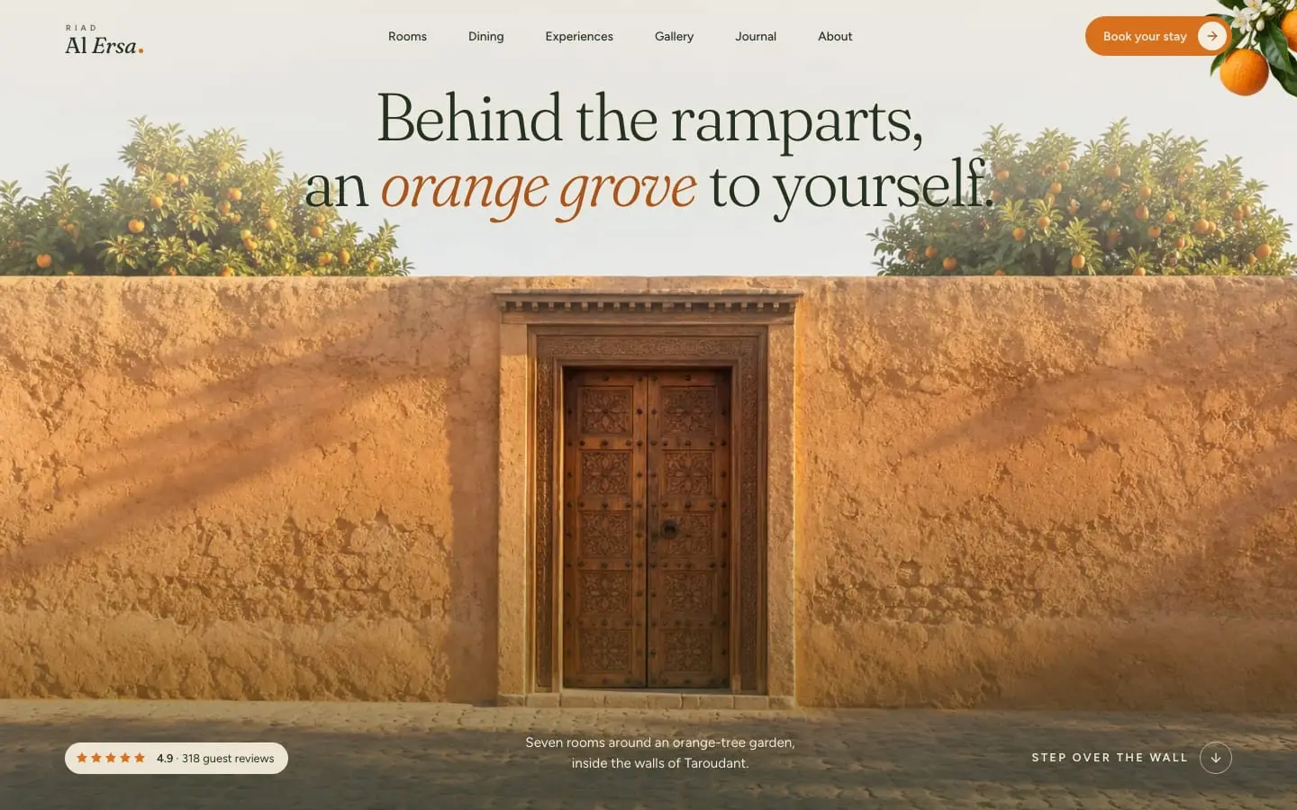 Riad Al Ersa homepage