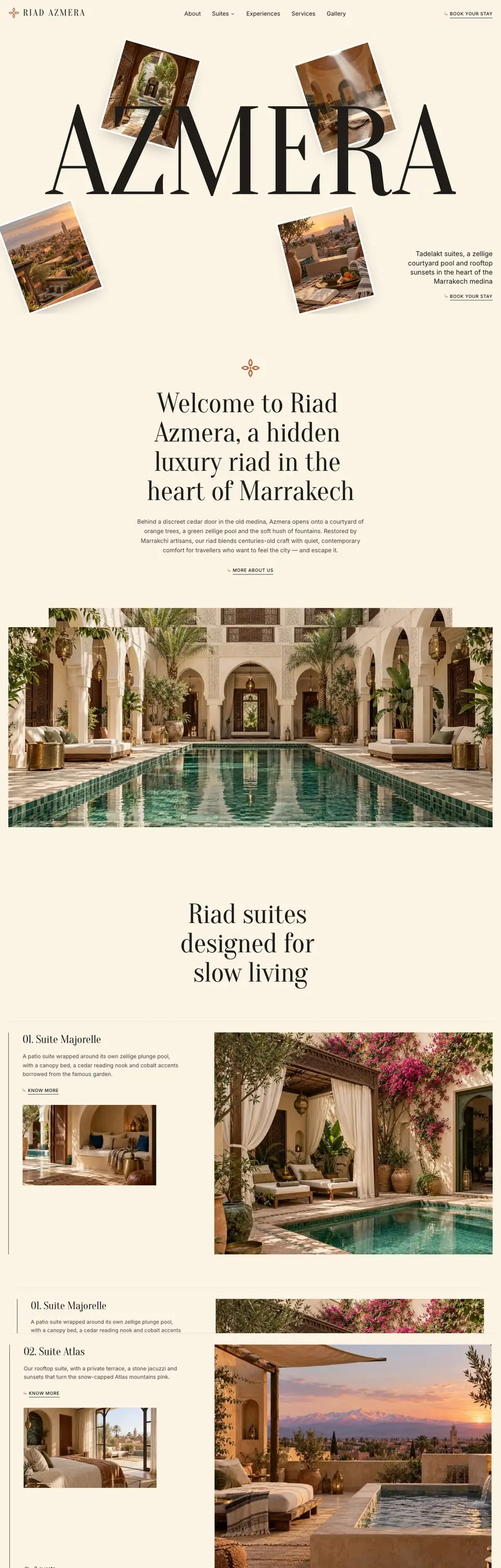 Riad Azmera website