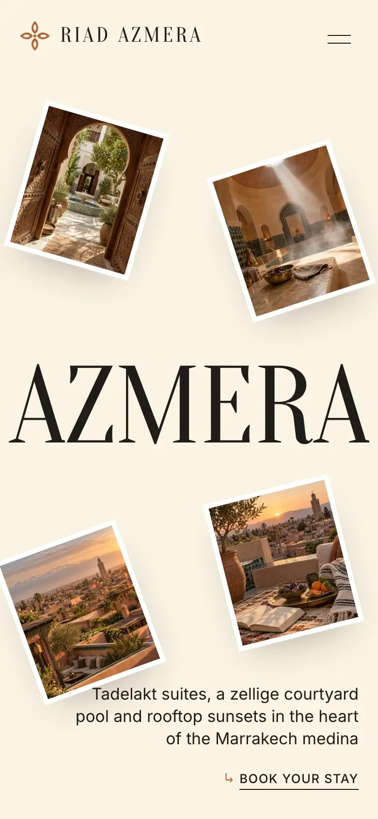 Riad Azmera on a phone