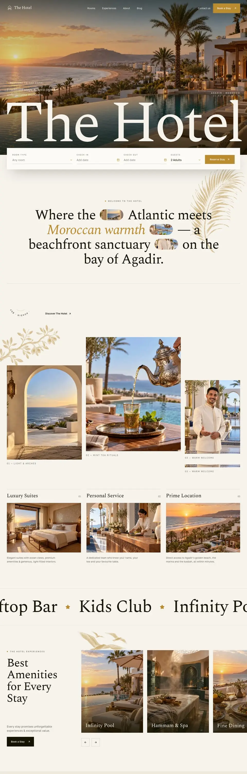 The Hotel website